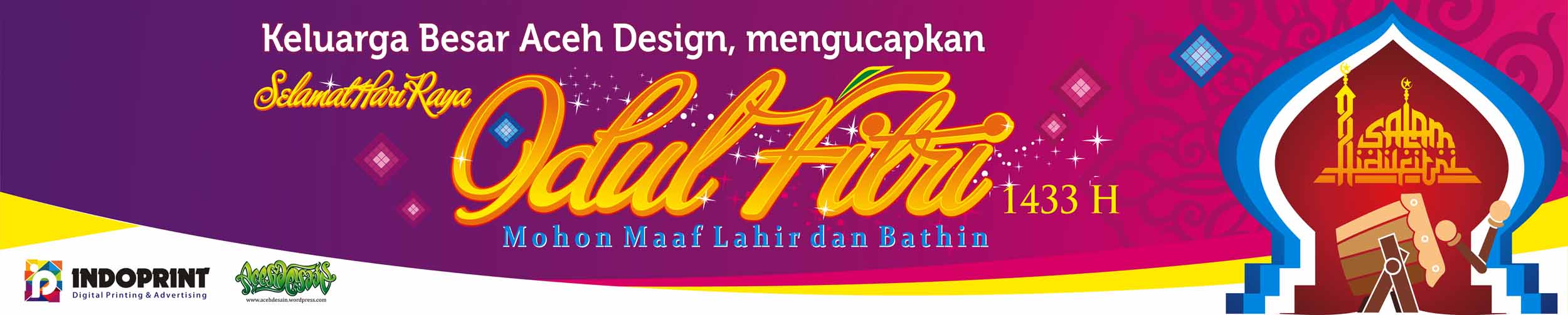 Template Banner Idul Fitr 1433 From Acehdesain By Batatx On Deviantart
