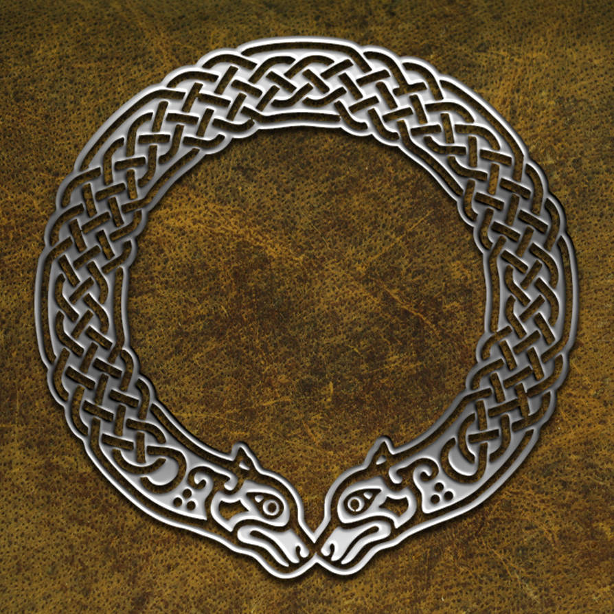 Silver Torcing Celtic Dogs - Celtic Knotwork Torc by Knotworking on ...