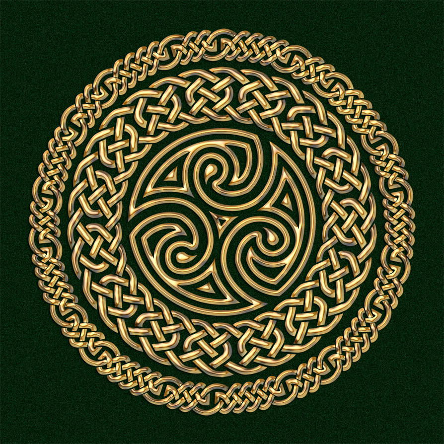 Celtic Triple Ring Combo by Knotworking on DeviantArt