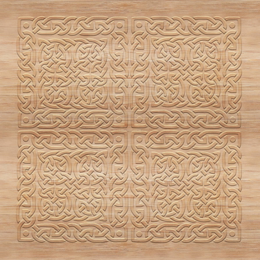 Celtic Wood Carve 3 by Knotworking on DeviantArt