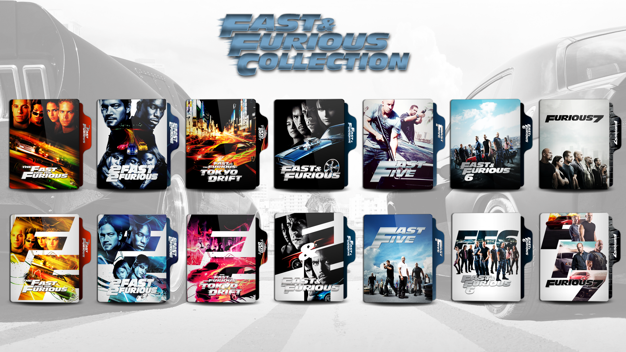 Fast and Furious Collection Folder icon by faelpessoal on ...