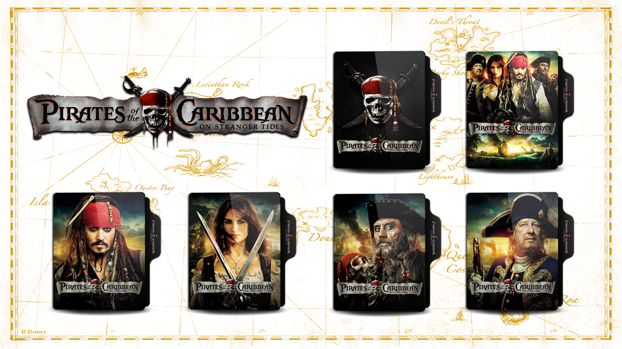 Карта из фильма пираты карибского моря