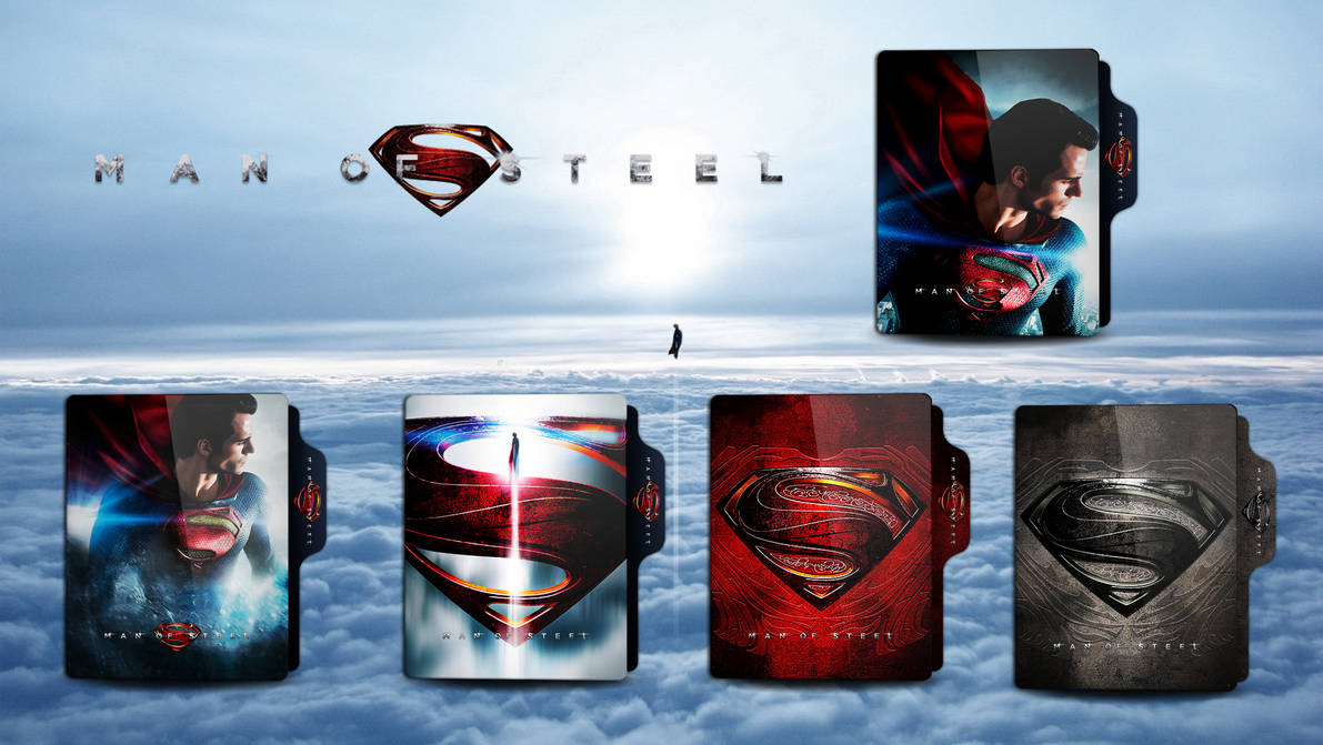 Man of Steel Folder Icon by faelpessoal on DeviantArt