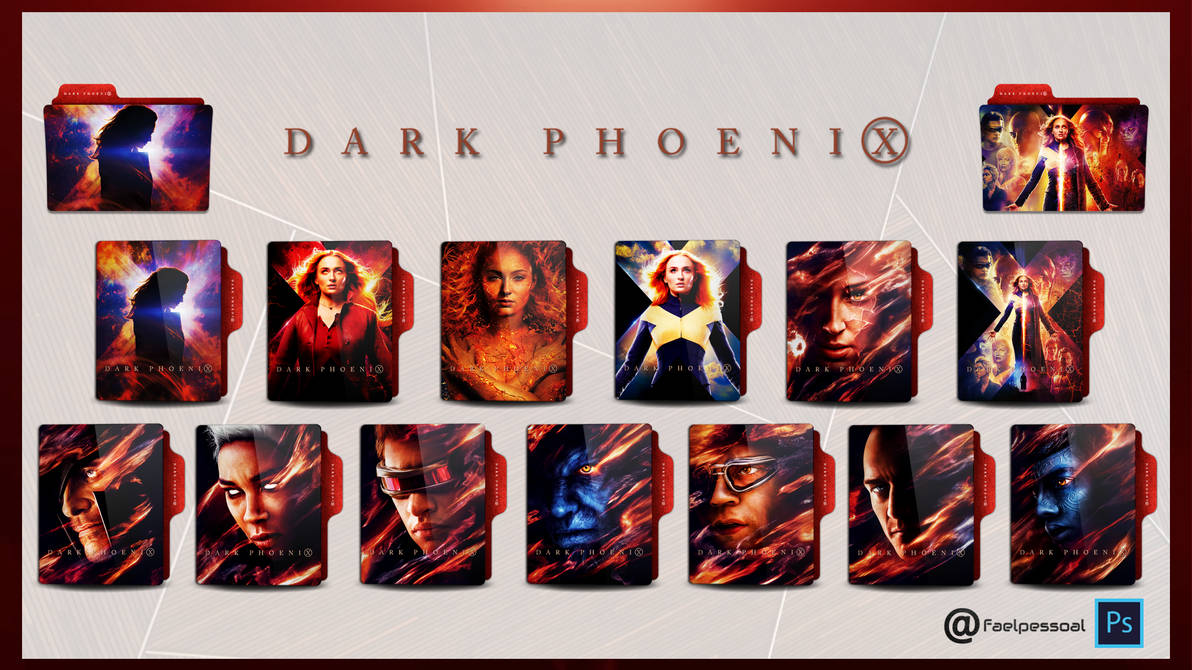 XMen Dark Phoenix Folder Icon by faelpessoal on DeviantArt