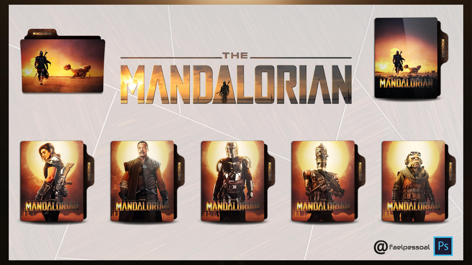 The Mandalorian Folder Icon By Faelpessoal On Deviantart