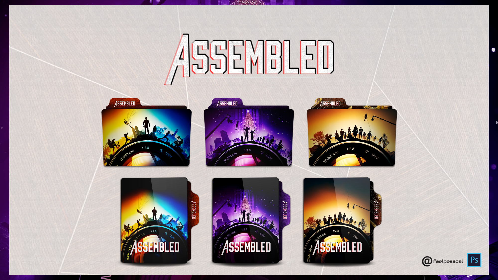 Assembled Folder Icon by faelpessoal on DeviantArt