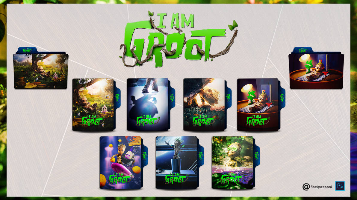 I Am Groot Folder Icon by faelpessoal on DeviantArt