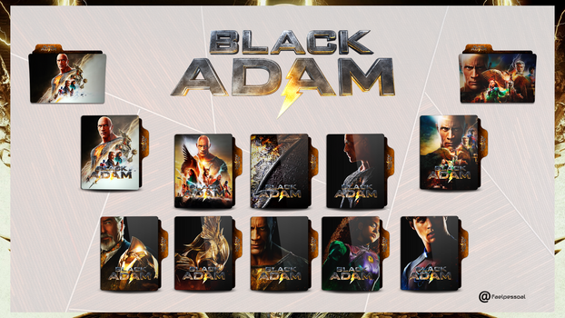 Black Adam Folder Icon