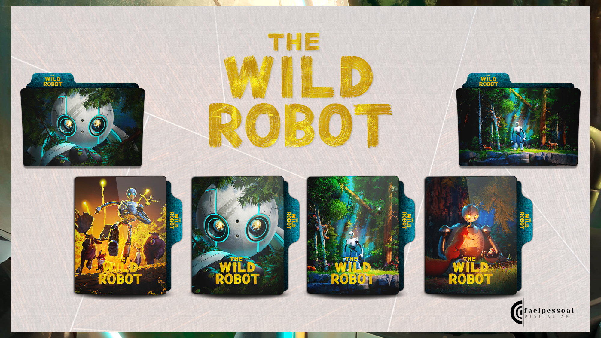 The Wild Robot Folder Icon by faelpessoal on DeviantArt