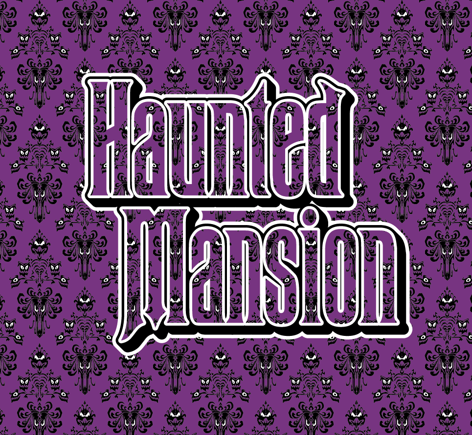 Haunted Mansion Wallpaper pattern IllustratorCC