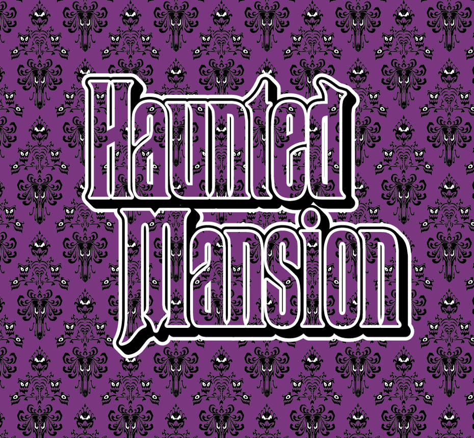 Haunted Mansion Wallpaper pattern IllustratorCC by patmcmichael on