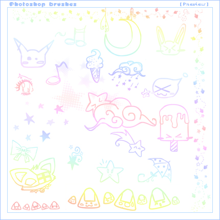 Kawaii brushes