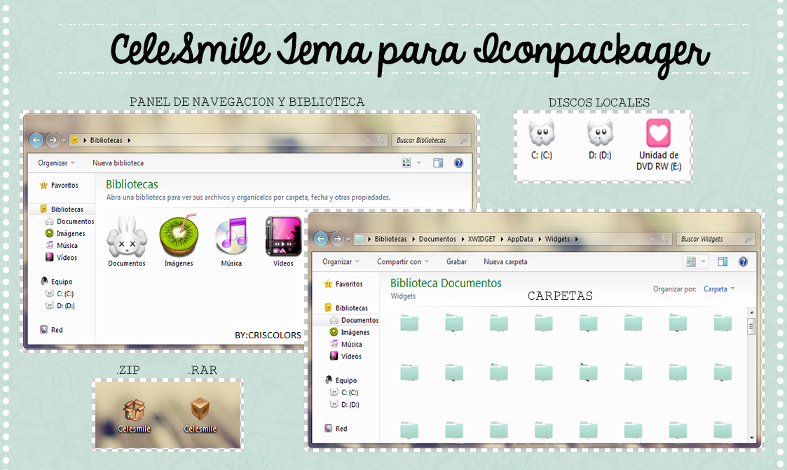 Tema de Iconpackager [Celesmile]