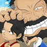 Ace, Garp And Luffy