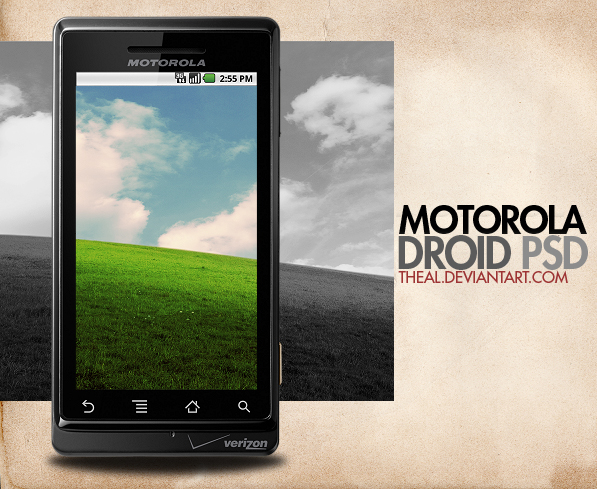 Motorola Droid PSD by TheAL