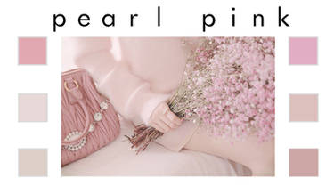 pearl pink ((swatches))