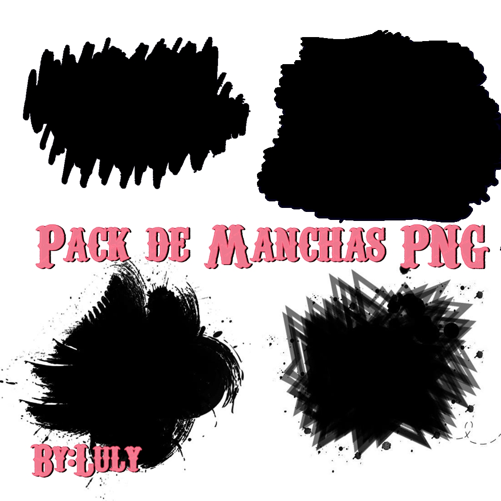 Pack de Manchas Png