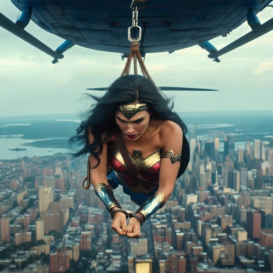 wonder woman in a tour of the city? by mjmoore9 on DeviantArt
