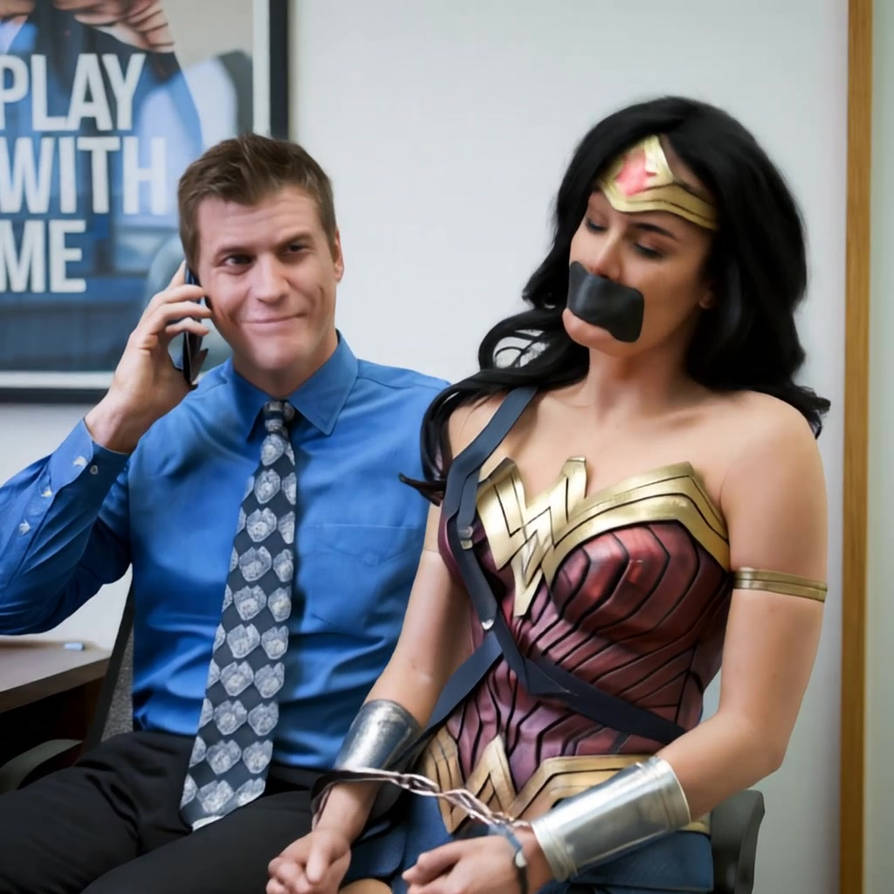 wonder woman in the office set-up 4 by mjmoore9 on DeviantArt