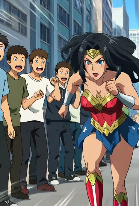 wonder woman making new fans 1 by mjmoore9 on DeviantArt