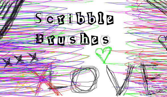 Scribble Brushes by VintageEmotions on DeviantArt