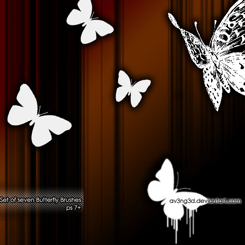 Butterfly Brushes by aV3nG3d on DeviantArt