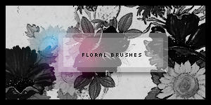 Floral brushes