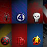 Marvel Logos Wallpaper Pack