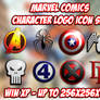 Marvel Comics Logo Icons