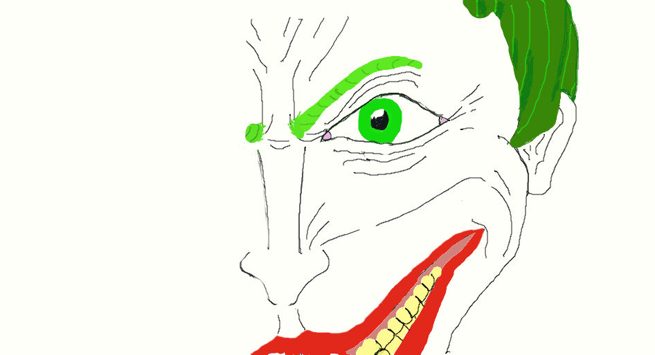 Half A Joker Face By Lucifeepansy On Deviantart