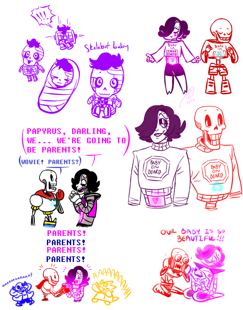 Skelebot Baby by Strabius on DeviantArt