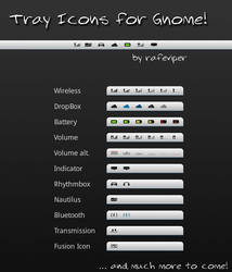 Tray Icons for Gnome v0.7 by rafeviper