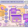 WINDOWS AND CYBER PNG COLLECTION | 60+ PNGS