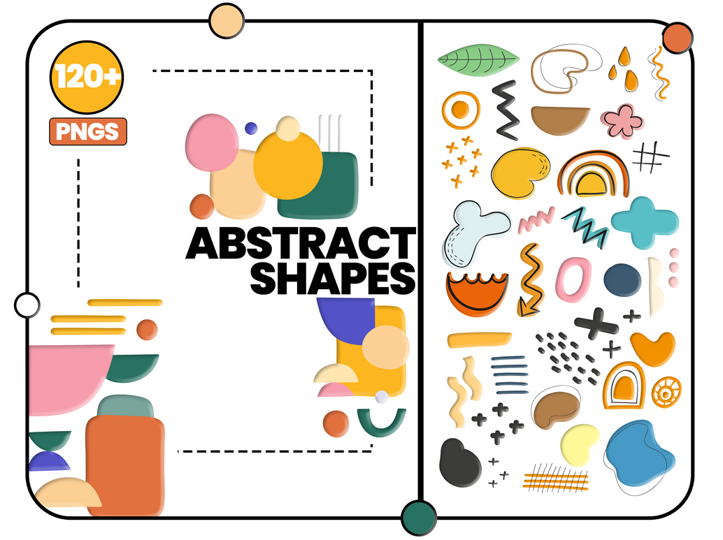 FREE 120+ ABSTRACT SHAPES PACK by chimiyaa on DeviantArt