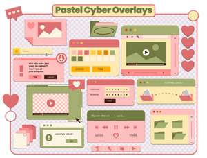 50+ PASTEL CYBER OVERLAYS