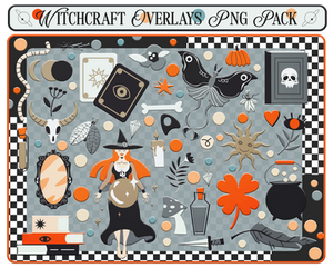 FREE WITCH CRAFT OVERLAYS PNG PACK | FREE DOWNLOAD