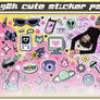 FREE 50+ Y2K CUTE STICKERS | FREE DOWNLOAD