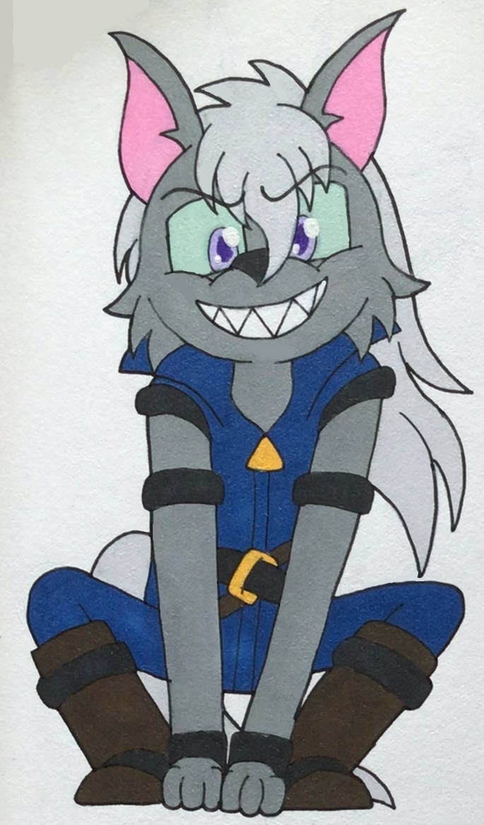 The Bad End Wolf of Shadows (Flat colours) by puresthope125 on DeviantArt