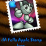 dA Fella Apple Stamp