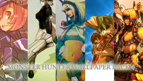 Monster Hunter PSP Wall-pack 4