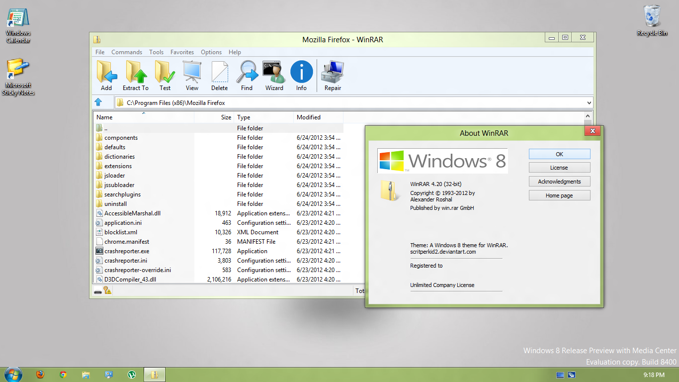 winrar download for win8