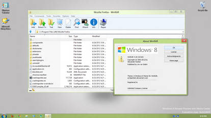 Windows 8 theme for WinRAR