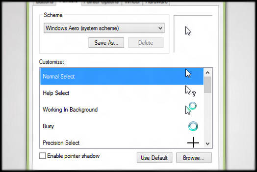 Windows Aero Cursors for Windows 8