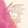 Amy rose doodle colored