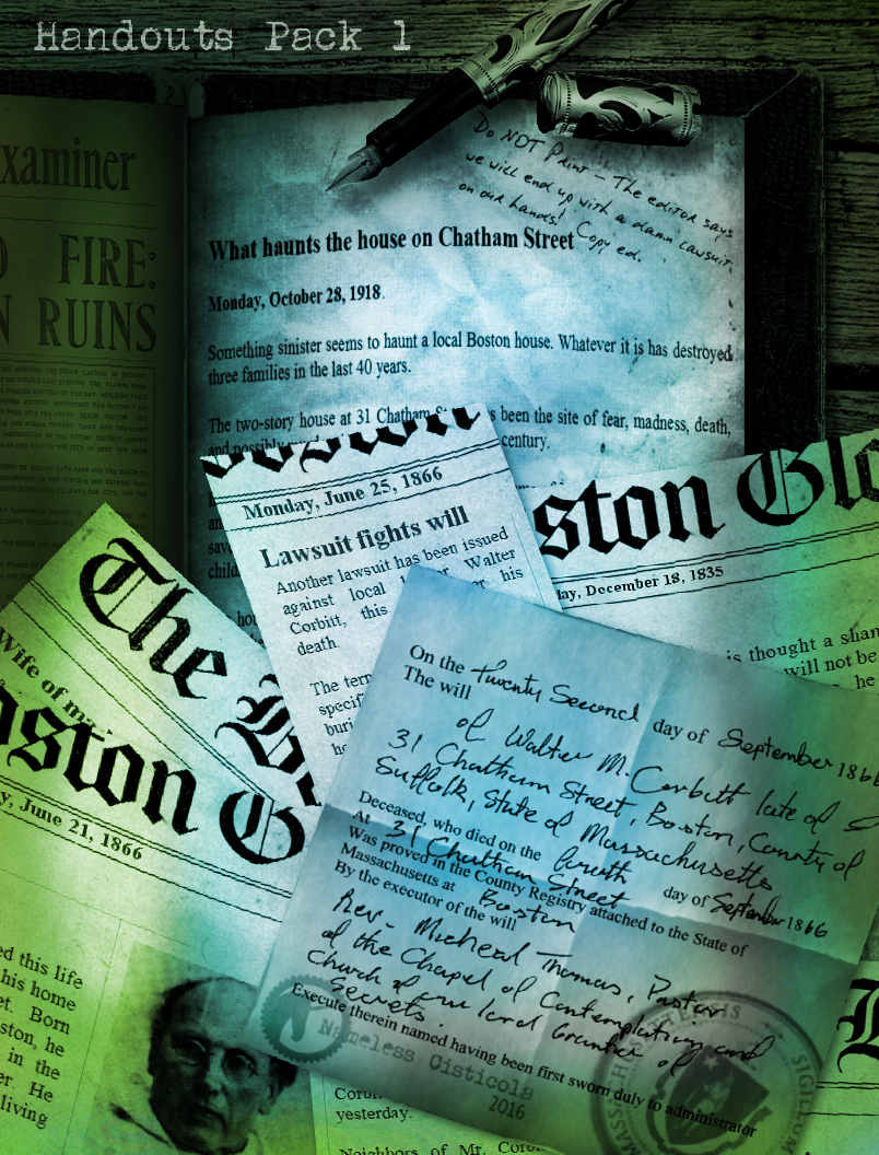 The Haunting - Handouts Pack 1