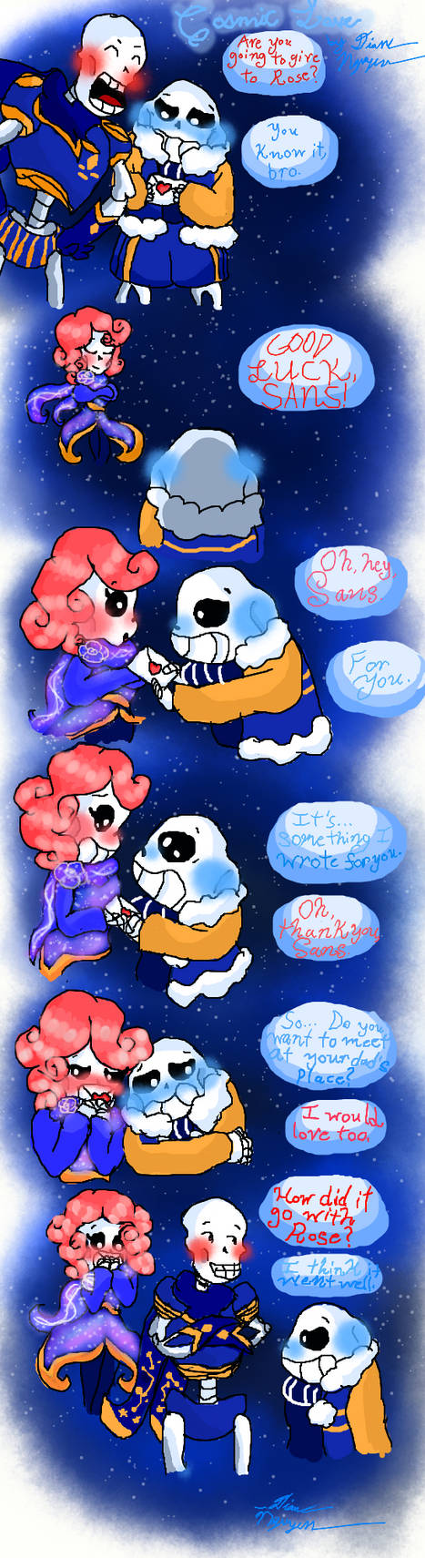 A Love Letter for a Cosmic Rose by MirabelleLeaf31 on DeviantArt
