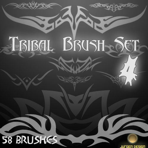 Tribal Brush Set 4