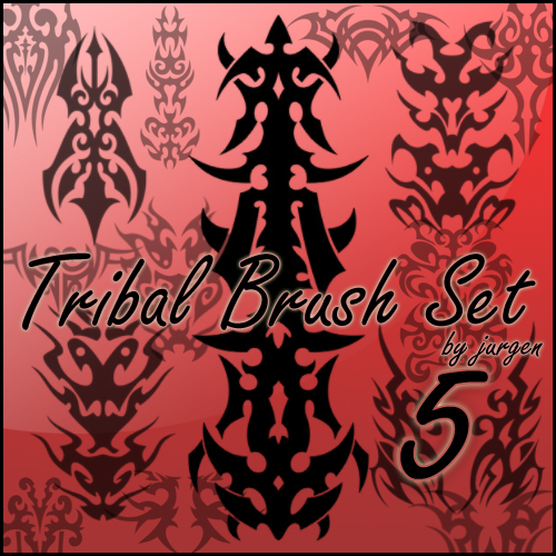Tribal Brush Set 5