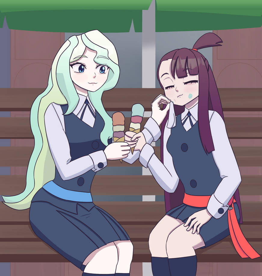 Eating Ice cream by OneiroAngel on DeviantArt