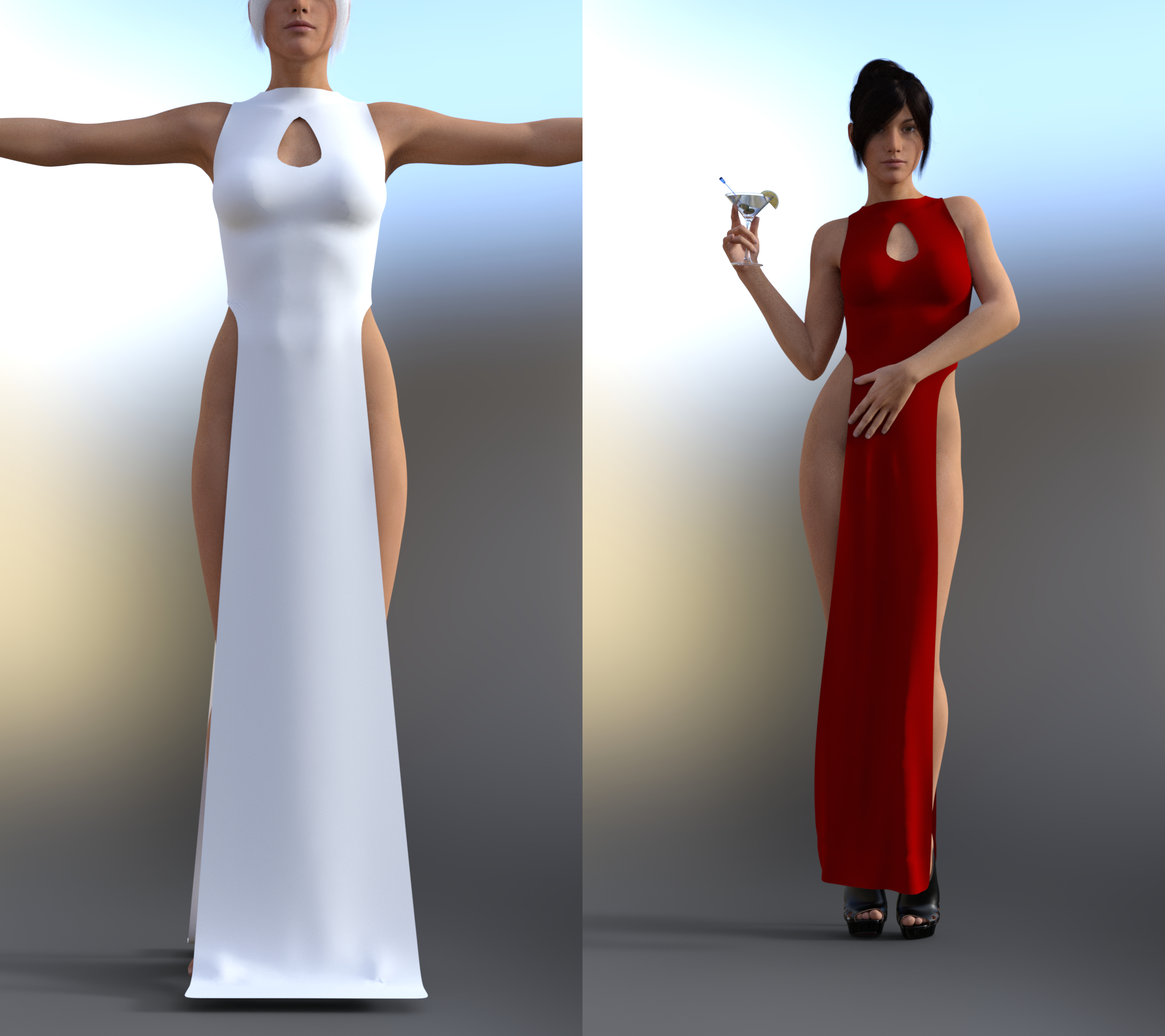 Slit Dress dforce